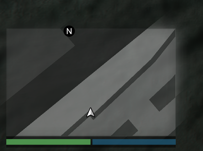 Default minimap with blur